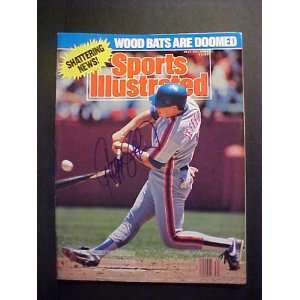  Gregg Jefferies New York Mets Autographed July 24, 1989 