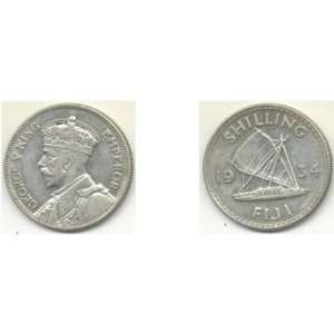  Fiji 1934 Shilling, KM 4 