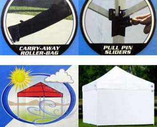 New EZ UP CANOPY 10 Commercial EZUP Tent Walls Stakes  