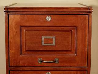 Large Cherry 4 Drawer File Filing Cabinet Chest FREE SH  