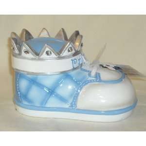    Giftcraft Bootieful Bootique Childs Bank Prince 482507 Baby