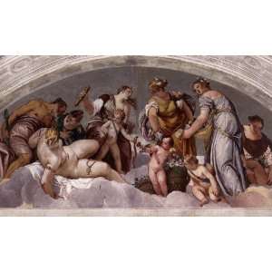  Hand Made Oil Reproduction   Paolo Veronese   32 x 18 