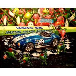 Michael Godard   We Olive A Shelby Canvas Giclee 