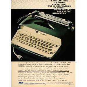  Marchant Inc Electric Typewriter   Original Print Ad