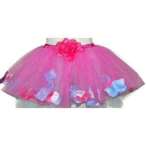    Pink & Hotpink Rose Petal Tutu. Light blue petals Toys & Games
