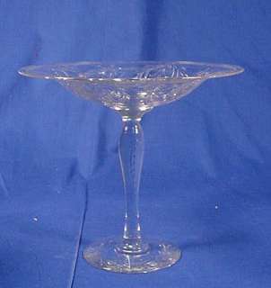 Antique Pairpoint TALL Crystal Compote  