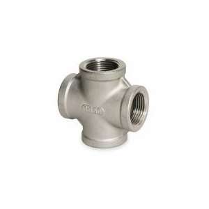 SHARON PIPING 36AX1506 Cross,1/8 In,316 Stainless Steel,150 PSI 