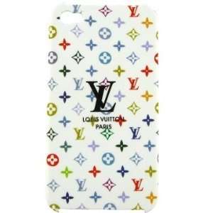  BRAND NEW WHITE LOUIS VUITTON I PHONE CASE FOR 4, 4G, 4S 