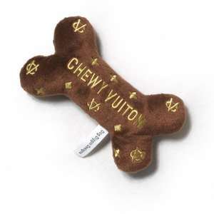  Chewy Vuitton Bone Dog Toy  