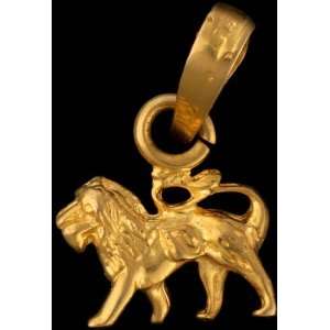  Lion (Vehicle of Goddess Durga) Pendant   18 K Gold 