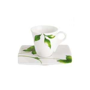  Limoges SD Vegetal by Guy Degrenne   Coffee Cup and Saucer 