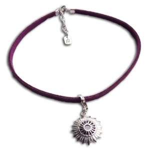  Shanti Boutique Crown Chakra Anklet Purple Adjustable 9 10 
