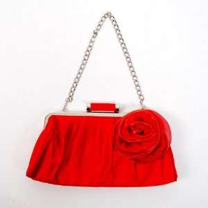  Rayon Floral Hand Shoulder Bag Handbag Tote Red Baby