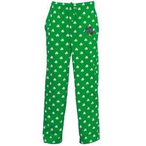   Kelly Green St. Patricks Day Shamrock Pajama Pants