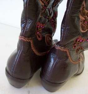 Womens Pageant Costume Dress Cowgirl Cowboy Show Boots Size 8M  