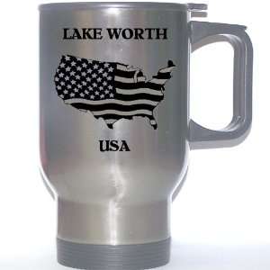  US Flag   Lake Worth, Florida (FL) Stainless Steel Mug 