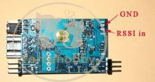 Note In order to display RSSI voltage, the user has to open the 