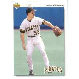  1992 Upper Deck # 469 John Wehner Pittsburgh Pirates 