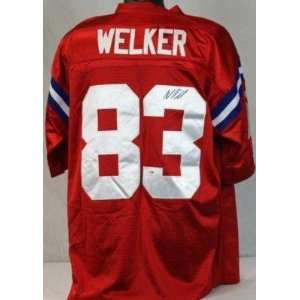 Wes Welker Signed Uniform   Authentic   Autographed NFL Jerseys 