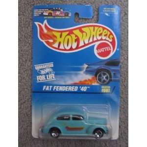  1996 Hotwheels #607 Fat Fendered 40 Classic Styling Toys 
