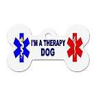 THERAPY DOG MEDICAL ALERT PET PUPPY PUPPIES DOG ID TAG