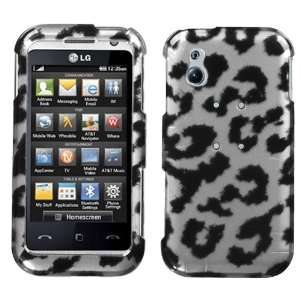    GT950 (Arena), Black Leopard (2D Silver) Skin Phone Protector Cover