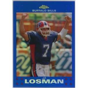  J.P. Losman Buffalo Bills 2007 Topps Chrome Blue 