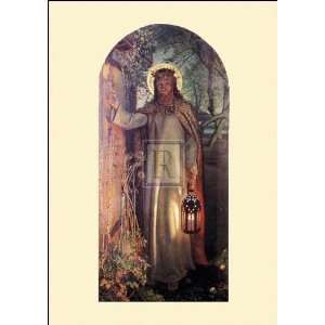  Light of the World, The by William Holman Hunt. Size 28.00 