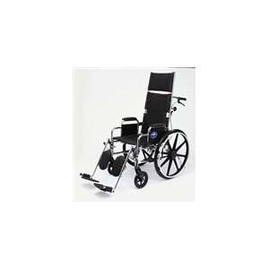 Excel Recliner Wheelchair, 18 Wide w/Desk Length Arms & Elevating 