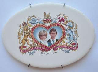 1981 Britain Charles & Diana Marriage Collector Plate  