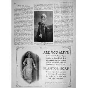   1907 PORTRAIT MARIE LOUISE PLANTOL SOAP LEVER BROTHERS