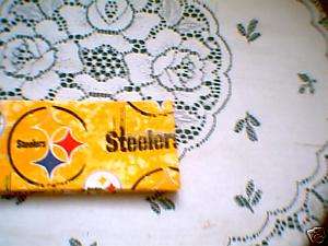 Fabric checkbook cover Pittsburgh Steelers Tie dye  