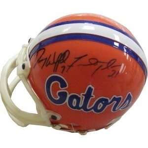 Fred Taylor and Danny Wuerffel Autographed/Hand SignedFlorida Gators 