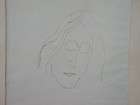 JOHN LENNON drawing or sketch ? BEATLES picture ?   perhaps a rare 