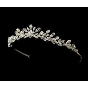  Swarovski Crystal and Pearl Bridal Tiara HP 7155 Beauty