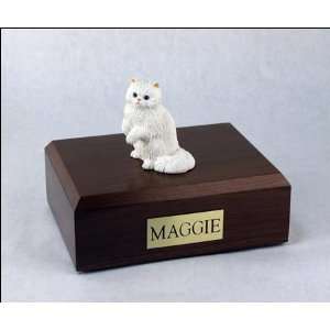  611 Persian, White Cat Cremation Urn