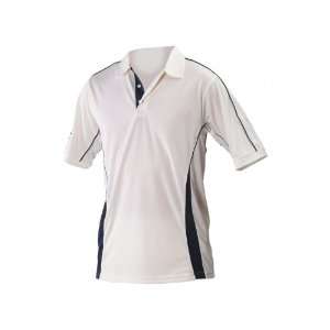 Players Cricket Shirt Youth Maroon Trim 
