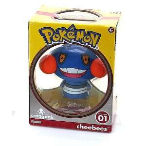    Pokemon 3.5 Vinyl Cheebees Figure   Croagunk  Toys & Games