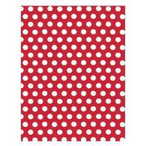  Waste Not Paper Red Dots Christmas Wrapping Paper   Set 