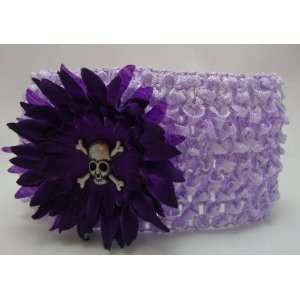  NEW Purple Childrens Crochet Headband, Limited. Beauty