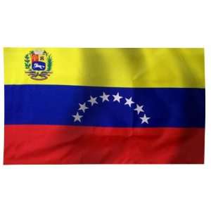  Venezuela With Seal Flag 4X6 Foot Nylon Patio, Lawn 