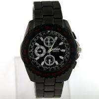 Classic Cool Black Stylish Gentlmen Mens Quartz Wrist Watch, Z105 