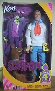 Scooby Doo Ken as Fred Barbie Doll, Brand New, Never Removed From Box 
