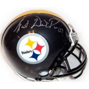  Willie Parker Pittsburgh Steelers Autographed Riddell Mini 