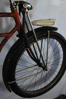 Vintage 1955 Schwinn Deluxe Hornet balloon tire bicycle bike black red 