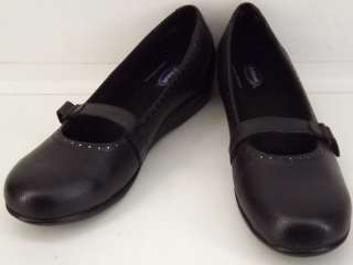 Womens shoes black leather 10 M Dr Scholls mary jane  