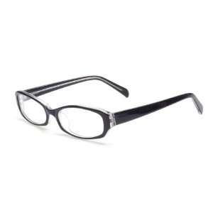  HT058 prescription eyeglasses (Black/Clear) Health 
