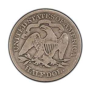  Scarce Carson City Coin    1875 CC Seated Liberty Half 