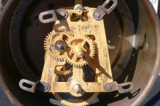 Schlenker Sohne German Pendulum Movement Wall Plate Clock Runs Good 