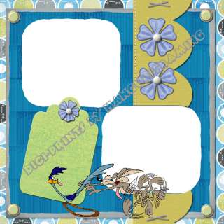 LOONEY TUNES~DIGITAL SCRAPBOOKING~PRE MADE PAGES~*CD*  